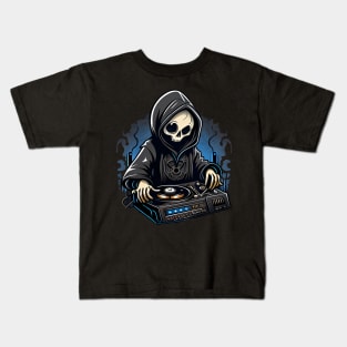 DJ Grim Reaper Kids T-Shirt